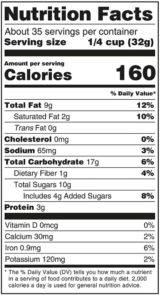 Wellsley Farms Tropical Trail Mix, 40 oz Resealable Bag - Dried Pineapple, Mango, Papaya, Banana Chips, Cashews, Almonds & Peanuts, No Artificial