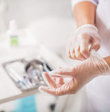 AroPaw Disposable Vinyl Gloves, Clear, Powder Free, Latex Free Disposable Gloves (Medium-1000) VGPF-3002