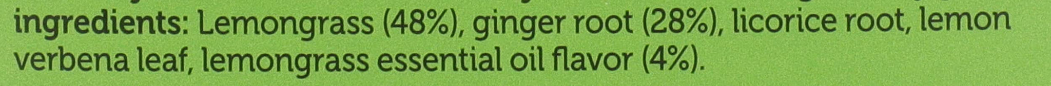 Pukka, Tea Herbal Lemongrass Ginger Organic, 1.27 Ounce