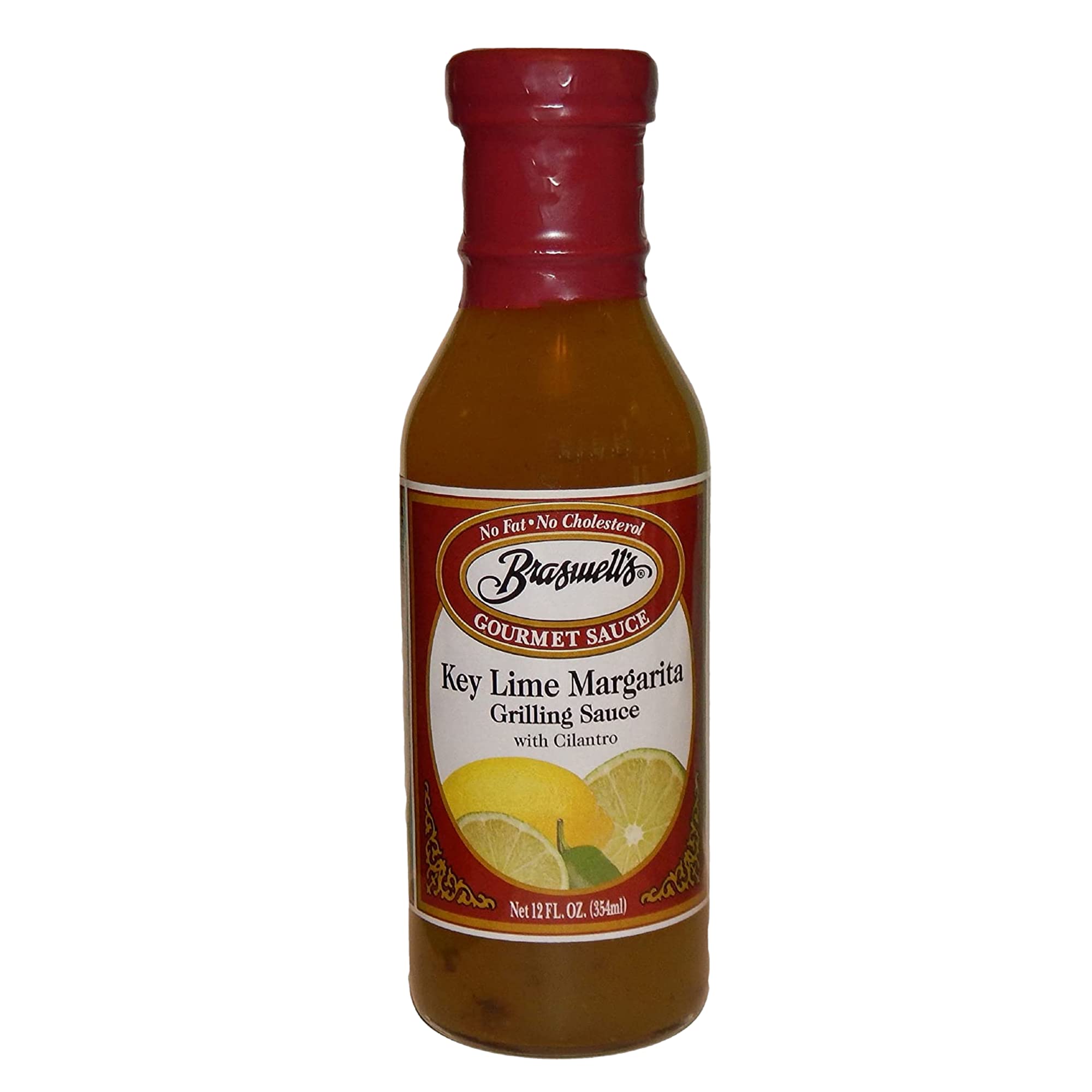 Braswells Key Lime Margarita Grilling Sauce with Cilantro, 12 Fluid Ounce
