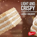 Bauducco Wafer Cookies - Crispy Wafers - 3 Creamy Layers - No Artificial Flavors (Pack of 6) (Vanilla, 30 oz (Pack of 6))