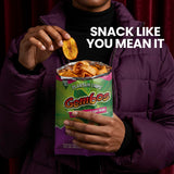 Gembos Spicy Plantain & Pork skins Snack Pack, Chili Lime and Salt Chips, Crunchy Chicharrones and Plantain Mix (4 Oz (Pack of 1))
