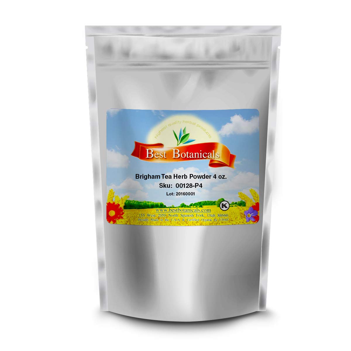 Best Botanicals Brigham Tea Herb Powder 4 oz.