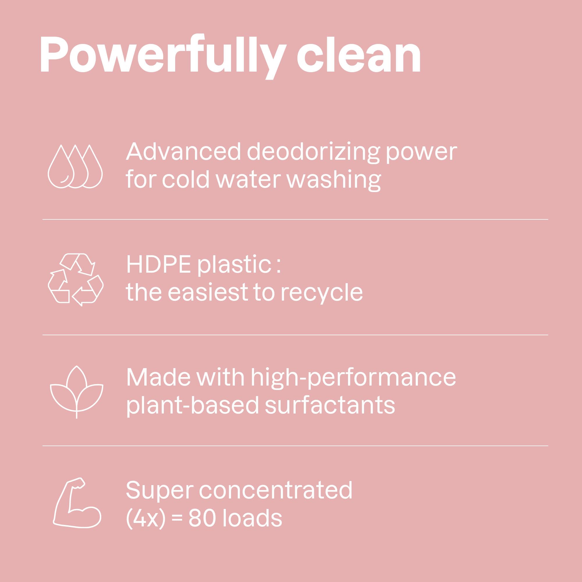 ATTITUDE Baby Laundry Detergent Liquid, EWG Verified, Safe for Baby Clothes, Infant and Newborn, Vegan and Naturally Derived Washing Soap, HE