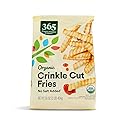 365 by Whole Foods Market, Organic Crinkle Cut French Fries No Salt Added, 16 oz, Frozen