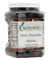 WinCrest Dark Chocolate Covered Raisins (3.5 Lb Tub)