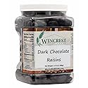 WinCrest Dark Chocolate Covered Raisins (3.5 Lb Tub)