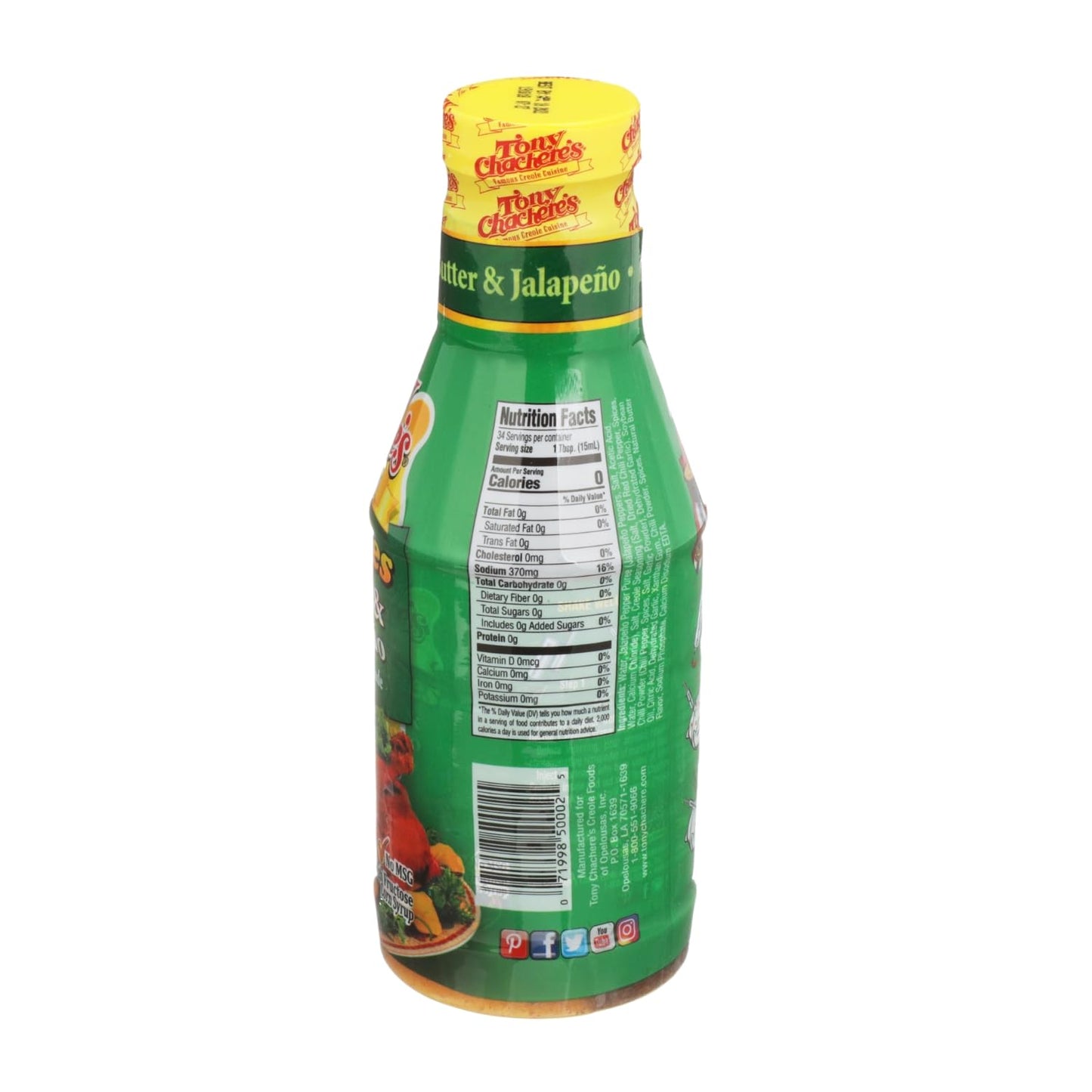 Tony Chachere's Marinade and Injector Butter and Jalapeno (2 Pack)