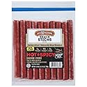 Old Wisconsin Hot & Spicy Sausage Snack Sticks, Naturally Smoked, Ready to Eat, High Protein, Low Carb, Keto, Gluten Free, 28 Ounce Resealable Package