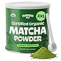 Matcha DNA Organic Matcha Powder - XXL 16oz TIN - Matcha Green Tea - USDA Organic Gluten-Free Vegan, Unsweetened No Additives - Everyday Green Macha