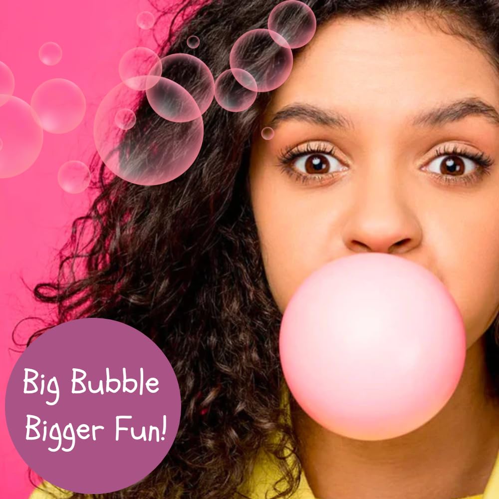 Candykrave Habba Babba Bubble Gum Max - 1lb Bulk Valentines Original Flavor Sweet & Chewy Candy - Individually Wrapped Fruity Bubble Gum
