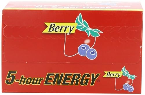 5 Hour Energy, Berry, 2-Ounce Bottles (Pack of 12)