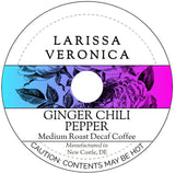 Ginger Chili Pepper Medium Roast Decaf Coffee (Single Serve K-Cup Pods) (Gourmet, Naturally Flavored, Whole Coffee Beans) (12 pods, ZIN: 578473)