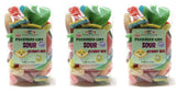 Sour Gummy Mix Collection - Total wt. 36(Oz), Include: 3 pck of Sour Gummi Mix,