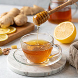 VAHDAM, Lemon Ginger Tea Bags (100 Green Tea Bags) Low Caffeine | Fruity Flavor - Zesty Lemon & Ginger, Orange Peel | Resealable Ziplock Pouch | Brew