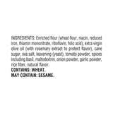 La Panzanella Tomato and Basil Bruschetta Crackers - Italian-inspired Toasts, Made with Non-GMO Project Verified Ingredients, For Soups, Dips, Spreads