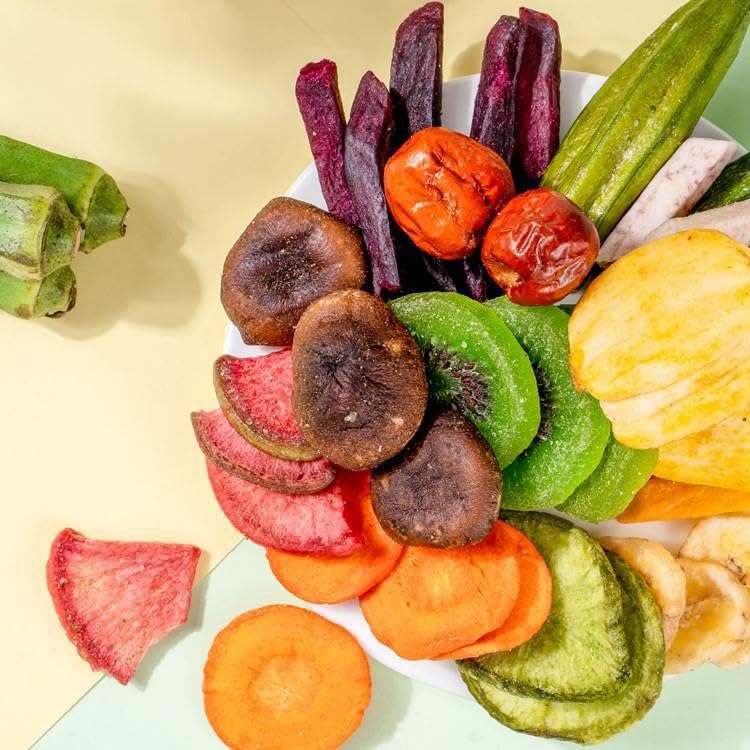 Freeze Dried Vegetables,Dehydrated Vegetables,500g/can,Strawberry Banana Red Date Fig Jackfruit Kiwifruit,various Freeze-dried Fruit Dried Fruit