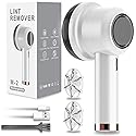 Lint Remover, Fabric Shaver Electric Bobble Remover for Clothes, USB Charging Fluff Remover Sweater Shaver with 2 Replacement Heads for Clothes Fabric