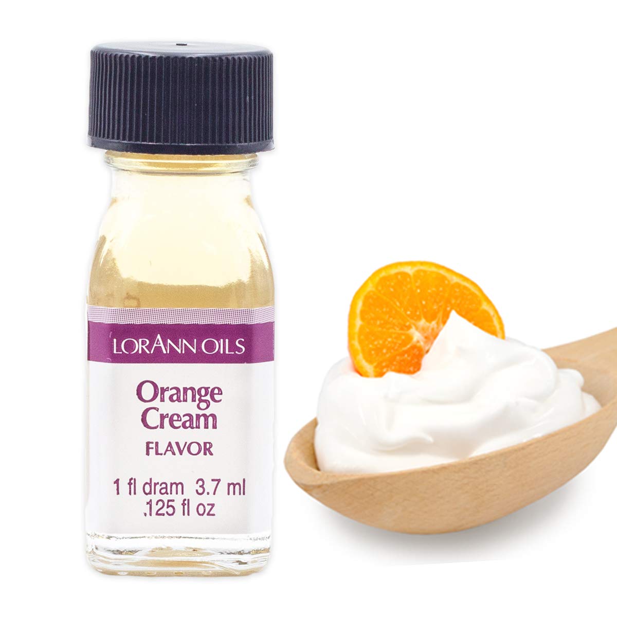 LorAnn Orange Cream SS Flavor Flavor, 1 dram bottle (.0125 fl oz - 3.7ml - 1 teaspoon)