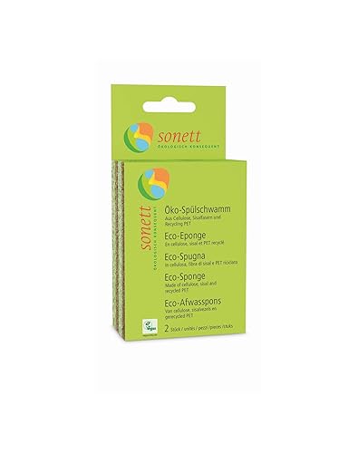 Sonett Natural Compostable Dishwashing Sponges
