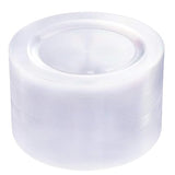 bUCLA 100Pieces Clear Plastic Plates -10.25inch Disposable Dinner Plates- Premium Weddings& Party Plates