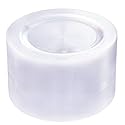 bUCLA 100Pieces Clear Plastic Plates -10.25inch Disposable Dinner Plates- Premium Weddings& Party Plates