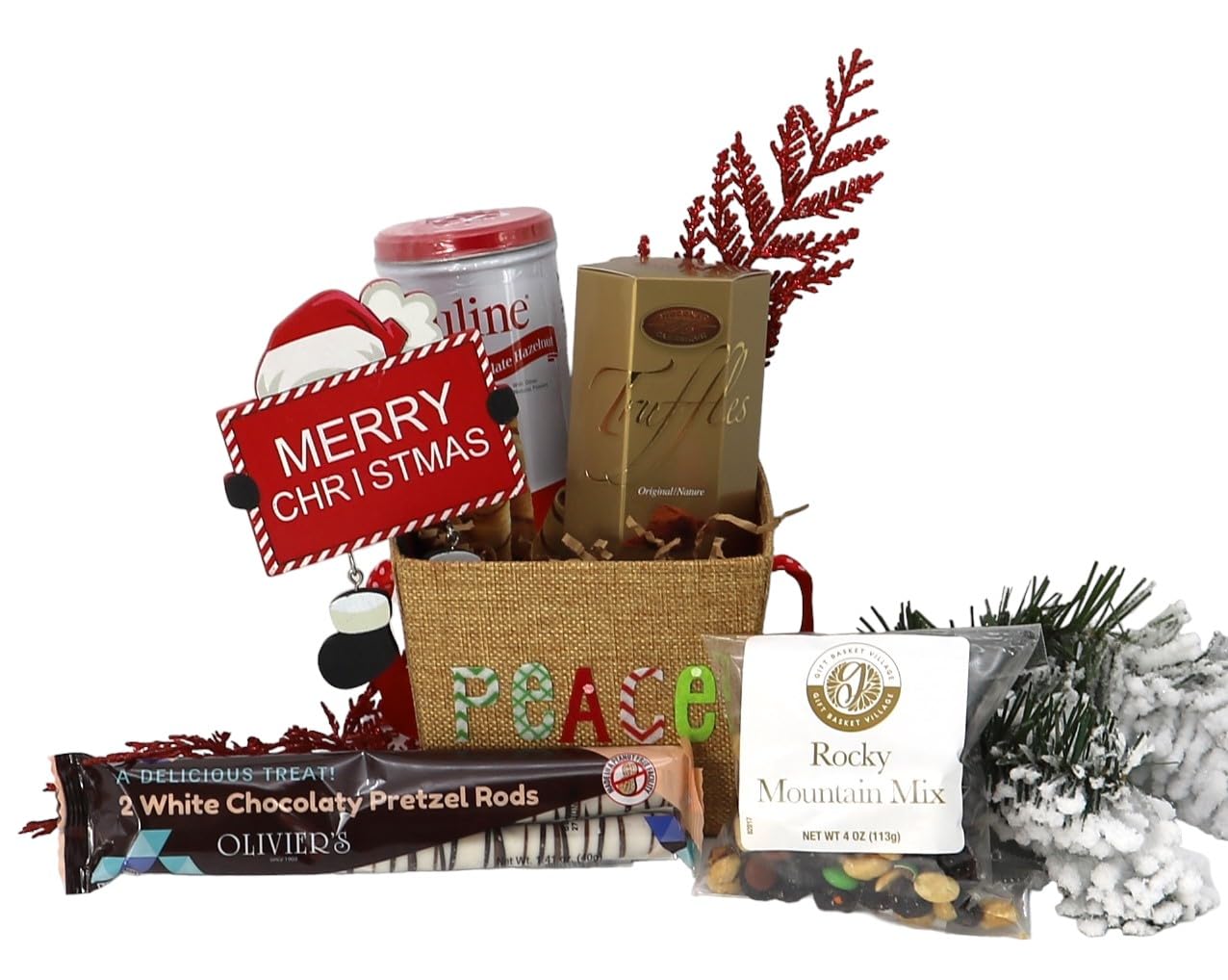 Gift Basket Village: Reindeer Mail - Holiday Treats Collection