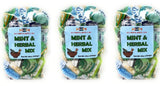 Mint & Herbal Candy Collection - Total wt. 30(Oz), Include: 3 pck of Mints & Herbs Candy Mix,