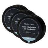 Azuna Car Air Freshener & Auto Odor Eliminator Pods Trio | New Car Scent | Plant Powered by 100% Australian Tea Tree Oil | Long Lasting and No harsh