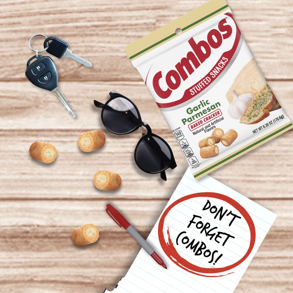 COMBOS PARMESAN GARLIC PEG PACK 6.3 OUNCE