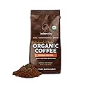 Paleovalley Organic Ground Coffee, 10oz - Regular, Low Acid, Single-Origin, Polyphenol-Rich, Infused with Mushrooms
