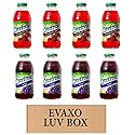 Evaxo Everfresh Juice 16 oz. pack of 8, Cranberry Apple, 100% Juice, Grape Free, 128 Fl Oz, Box, 8 pieces