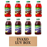 Evaxo Everfresh Juice 16 oz. pack of 8, Cranberry Apple, 100% Juice, Grape Free, 128 Fl Oz, Box, 8 pieces