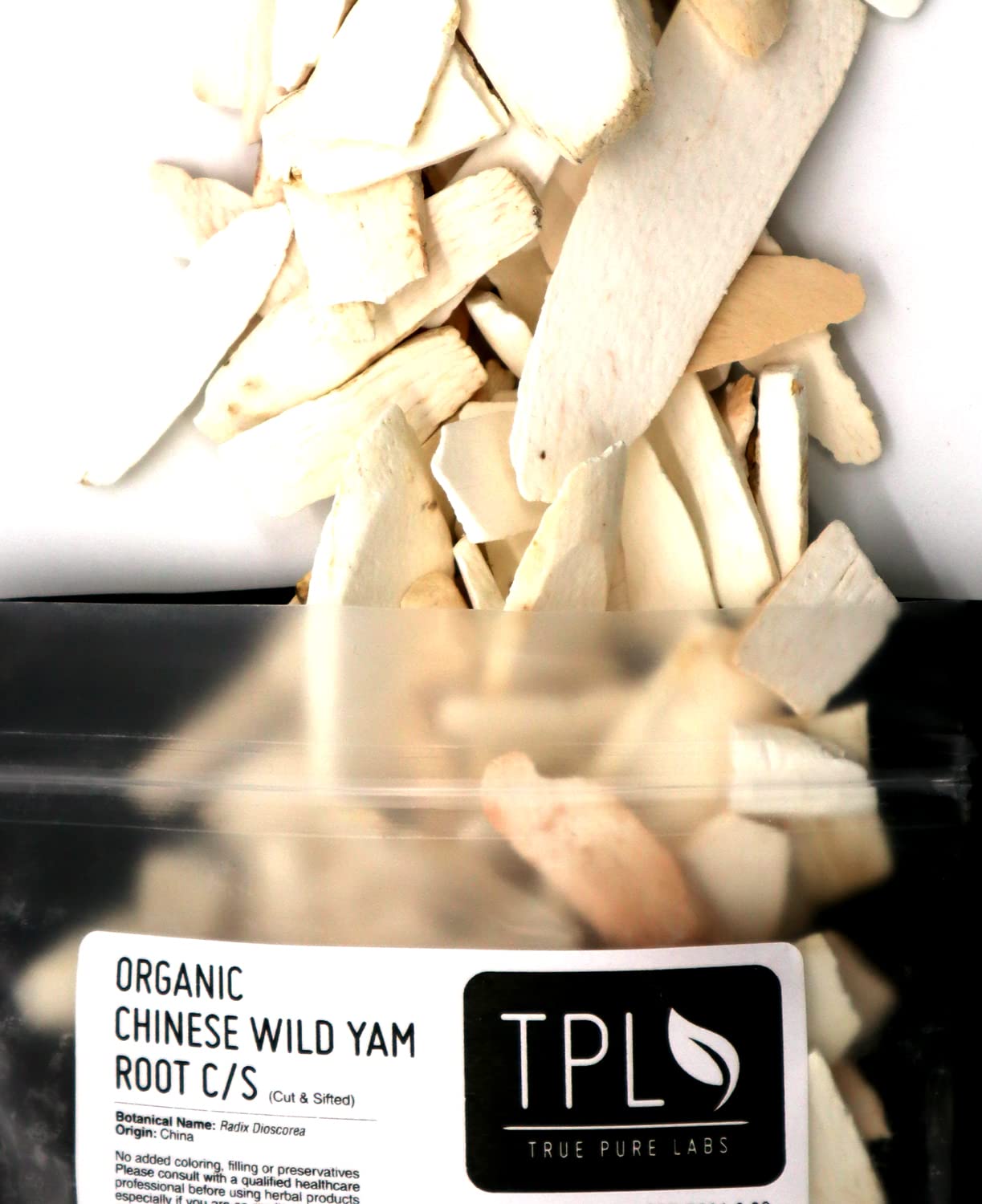 TPL ORGANIC MOUNTAIN WILD YAM C/S - Dried, Cut and Sifted - Premium Quality Nagaimo