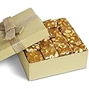 Gourmet Peanut Brittle Gift Box - by Its Delish | Handmade Old-Fashioned Style | Beautiful & Delicious Square Cut Pieces 16 Oz Peanuts Brittle |