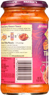 Patak's Tikka Masala Curry Cooking Sauce