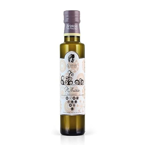 Ariston "The Very Best" Premium Balsamic Vinegar - Barrel Aged, Gourmet Quality, Product of Italy - Vegan, Gluten Free, GMO Free, No Added Sugar