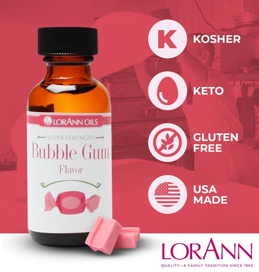 LorAnn Oils Super Strength Flavoring - Used For Candy Making, Flavoring , Baking, Hard Candy, & Flavor Oils - Bold, Natural Flavors 4X Stronger Than
