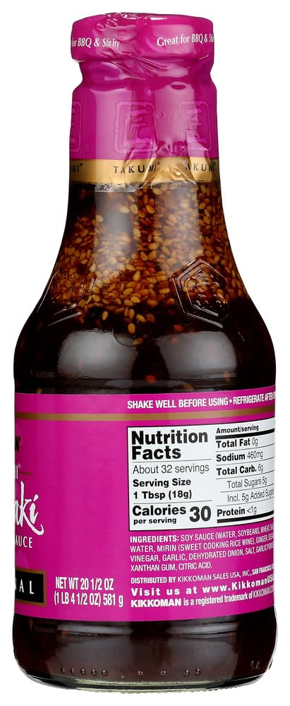 Kikkoman Takumi Collection Original Teriyaki Sauce, 20.5 Ounce - 6 per case. by NA