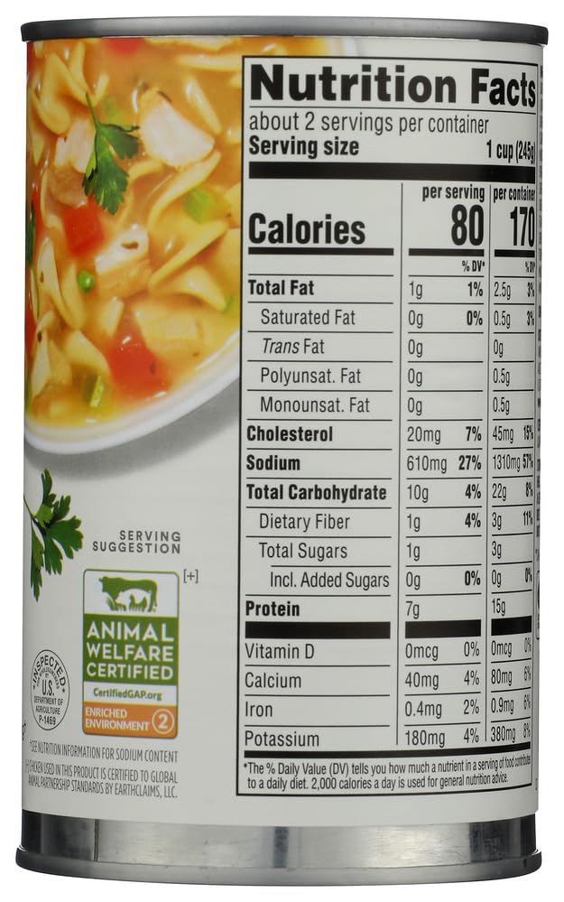 365 by Whole Foods Market, Organic Chicken Noodle Soup, 18.6 Ounce