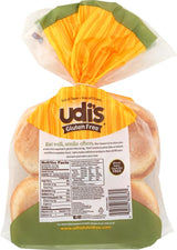 Udis Whole Grain Hamburger Buns, 10.8 Ounce -- 8 per case.