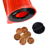 Zugar Land - 6.5 Inch Red Plastic Bubble Gum Gumball Machine Set (1 Pack) Classic Toy Candy Dispensers. No Gumballs Included.