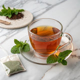 Harney & Sons Peppermint Herbal Tea in Sachets, Caffeine-Free Herbal, 30 Sachets