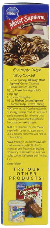 Pillsbury Cake Mix Moist Supreme German Chocolate, 15.25 oz