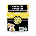 Buddha Teas - Organic Chamomile Flower Tea - Herbal Tea - For Health & Wellbeing - With Antioxidants & Minerals - Clean Ingredients - Caffeine Free