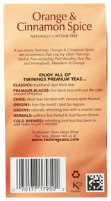Twinings Orange & Cinnamon Spice Tea - 20 ct by Twinings
