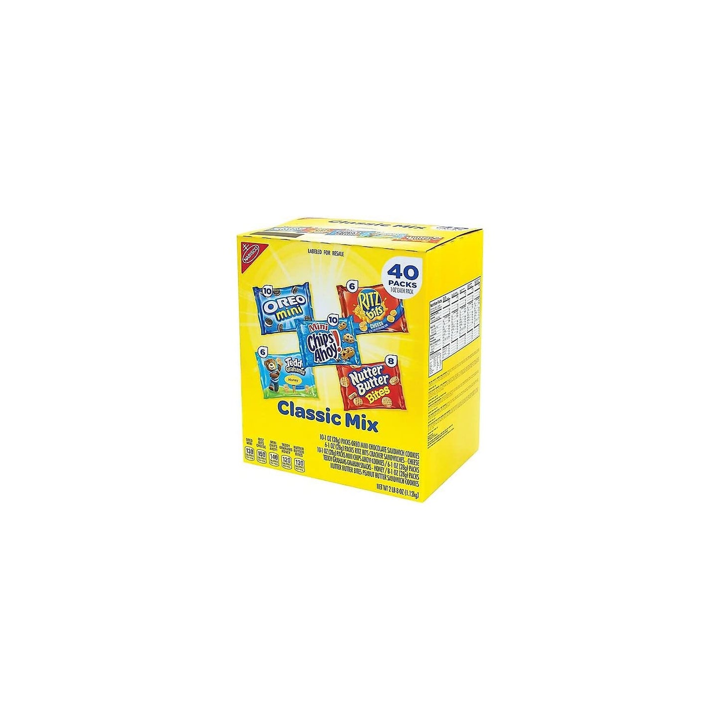 Nabisco Classic Mix Cookies, Assorted, 1 oz., 40/Pack (220-00086)
