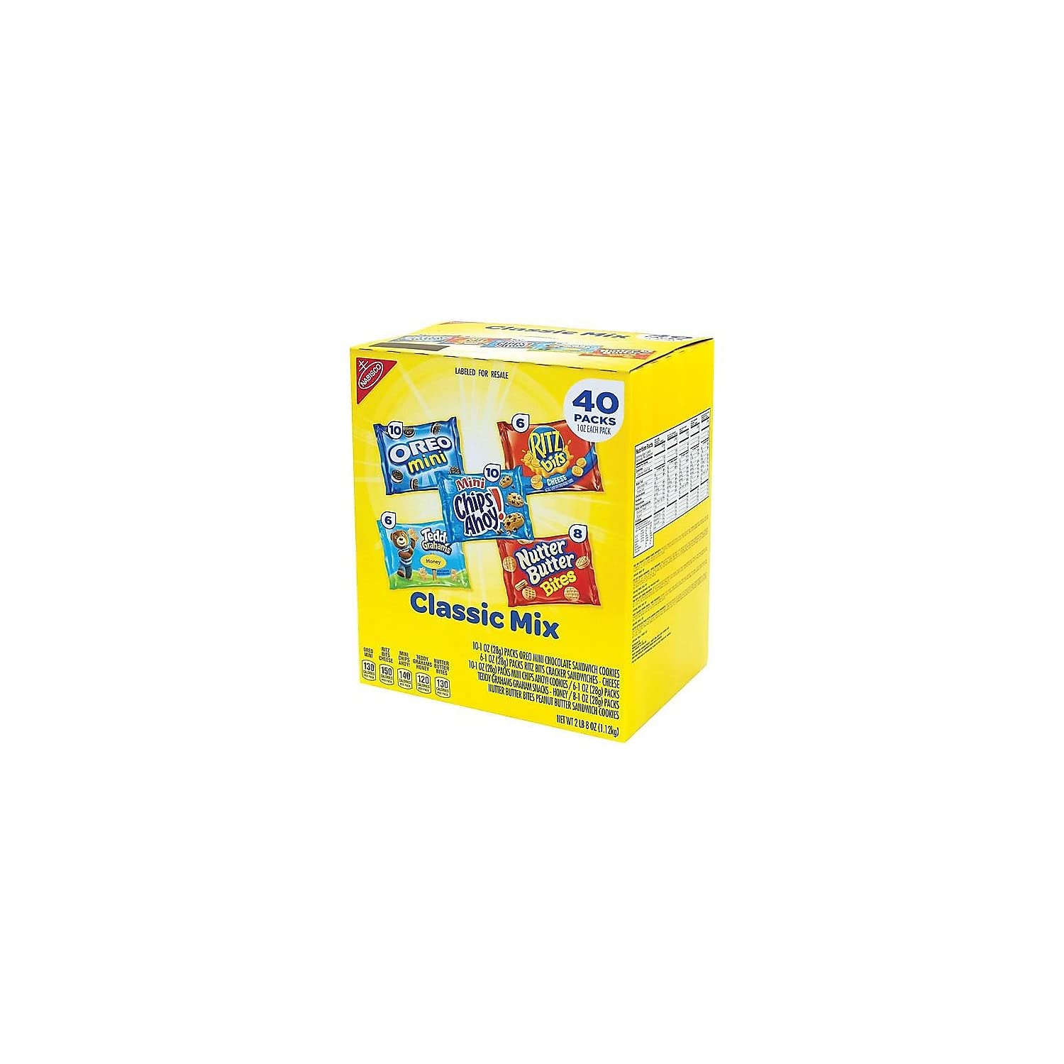 Nabisco Classic Mix Cookies, Assorted, 1 oz., 40/Pack (220-00086)