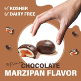 Marzipan Chocolate Candy Dairy Free - Belgian Dark Chocolate Marzipan Dessert. One Pound