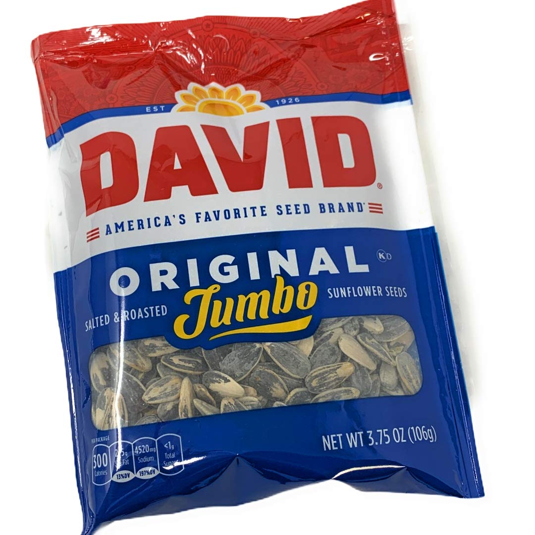 David Original Jumbo sunflower seeds 3.75oz ( 6 pk )